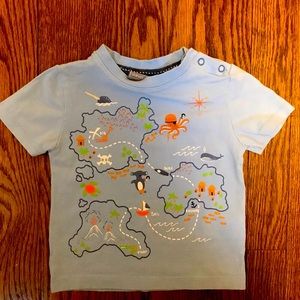 Treasure Map T-shirt, 18 mo